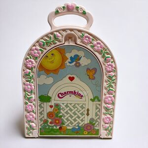 Vtg Charmkins Garden Playset Jewelry Carrying Case Box 1983 - No Shelf